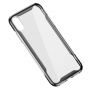 BASEUS Armor prozirna maskica s okvirom za iPhone XR - crna
