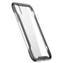 BASEUS Armor prozirna maskica s okvirom za iPhone XR - crna
