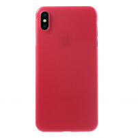 Ultratanka plastična maskica za iPhone XS Max - crvena