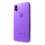 Maskica od meke plastike za iPhone XS Max - ljubičasta