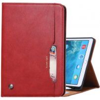 Novčanik futrola sa prostorom za Apple Pencil i kartice za iPad 9,7" (2017/2018) / Air 1 / 2 / Pro 9,7" - crvena