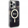Guess Marble IML maska sa MagSafe za iPhone 14 Pro Max - crni