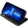 Karl Lagerfeld Saffiano Monogram flip futrola za iPhone 14 - crno