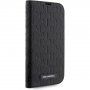 Karl Lagerfeld Saffiano Monogram flip futrola za iPhone 14 Pro - crno