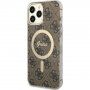 Guess 4G IML maska sa MagSafe za iPhone 13 Pro Max - smeđi