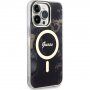 Guess Marble IML maska sa MagSafe za iPhone 13 Pro Max - crni