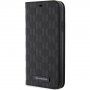Karl Lagerfeld Saffiano Monogram flip futrola za iPhone 11 - crno