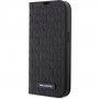 Karl Lagerfeld Saffiano Monogram flip futrola za iPhone 13 Pro Max - crno