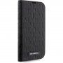 Karl Lagerfeld Saffiano Monogram flip futrola za iPhone 13 Pro Max - crno