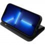 Karl Lagerfeld Saffiano Monogram flip futrola za iPhone 13 Pro Max - crno