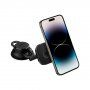 Spigen ITS35-3 OneTap 3 držač za auto s podrškom MagSafe za prozor i kontrolnu ploču za iPhone - crni