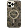 Guess 4G IML maska sa MagSafe za iPhone 13 Pro Max - smeđi