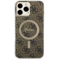 Guess 4G IML maska sa MagSafe za iPhone 13 Pro Max - smeđi