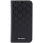 Karl Lagerfeld Saffiano Monogram flip futrola za iPhone 13 - crno