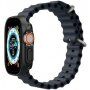 Spigen Thin Fit futrola sa kaljenim staklom za Apple Watch Ultra 49mm - crno