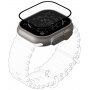 UAG Glass Shield Plus kaljeno staklo za Apple Watch Ultra 49mm
