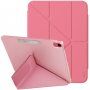 UNIQ Camden futrola s origami stalkom za iPad 10,9" (2022) / 11" (2025) - ružičasto