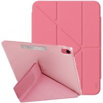 UNIQ Camden futrola s origami stalkom za iPad 10,9" (2022) / 11" (2025) - ružičasto