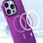 Promjenljiva maska sa okvirom oko leća i MagSafe za iPhone 13 Pro Max - proziran