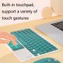 Komplet bežične tipkovnice sa touchpadom i Bluetooth bežičnog miša - crna
