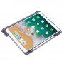 Futrola sa prozirnom poleđinom i origami stalkom za iPad 10,2" (2019-2021) / Air 3 (2019) / Pro 10,5" - plavo-siva