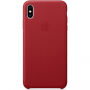 Originalna Apple kožna futrola za iPhone XS Max - crvena
