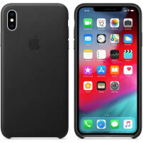 Originalna Apple kožna futrola za iPhone XS Max - crna