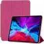 Futrola sa stalkom i funkcijom spavanja za iPad Pro 12,9" (2018-2022) - fuksija