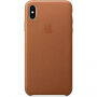 Originalna Apple kožna futrola za iPhone XS Max - smeđa poput sedla