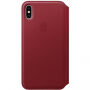 Originalna Apple Folio kožna futrola za iPhone XS Max - crvena