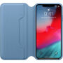 Originalna Apple Folio kožna futrola za iPhone XS Max - plavo-siva