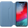 Originalna Apple Folio kožna futrola za iPhone XS Max - plavo-siva