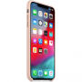 Originalna Apple silikonska maskica za iPhone XS Max - pješčano ružičasta