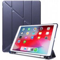 Futrola sa origami stalkom i prostorom za Apple Pencil za iPad 10,2" (2019-2021) / Air 3 (2019) / Pro 10,5" - tamno plavo
