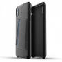 Mujjo Full Leather Wallet futrola za iPhone XS Max - crna