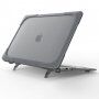 Maska otporna na udarce s isklopljivim nožicama pro MacBook Pro 13" (A1425 / A1502) - sivi