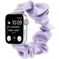 Tanak rastezljivi remen u stilu lastike za kosu za Apple Watch 42mm / 41mm / 40mm / 38mm - ljubičasti