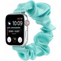 Tanak rastezljivi remen u stilu lastike za kosu za Apple Watch 42mm / 41mm / 40mm / 38mm - azurno plavi