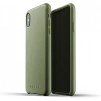 Mujjo Full Leather futrola za iPhone XS Max - maslinasta