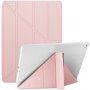 Futrola s origami stalkom za iPad Pro 12,9" (2015-2017) - ružičasto