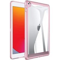 Prozirni etui za iPad 10,2" (2019-2021) - ružičasti