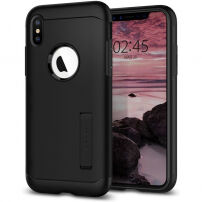 Spigen Slim Armor maskica za iPhone XS Max - crna