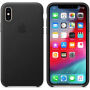 Originalna Apple kožna futrola za iPhone XS - crna