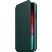 Originalna Apple Folio kožna futrola za iPhone XS - zelena poput bora