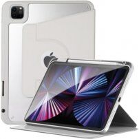 Okretna 360° futrola sa prostorom za Apple Pencil za iPad Pro 12,9" (2018-2022) - sivo