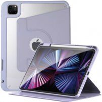 Okretna 360° futrola sa prostorom za Apple Pencil za iPad Pro 12,9" (2018-2022) - Ljubičasto