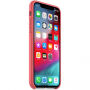 Originalna Apple kožna futrola za iPhone XS - božur roza