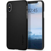 Spigen Thin Fit maskica za iPhone XS / X - crna
