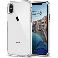 Spigen Ultra Hybrid maskica za Apple iPhone XS / X - proziran