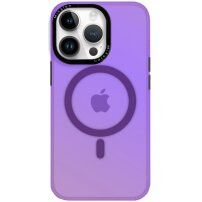 Promjenljiva maska sa okvirom oko leća i MagSafe za iPhone 13 Pro - ljubičasti